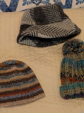 John Branigan Weaver/ Andies Gifts Beanies,/Hat/Cap X3 Lot